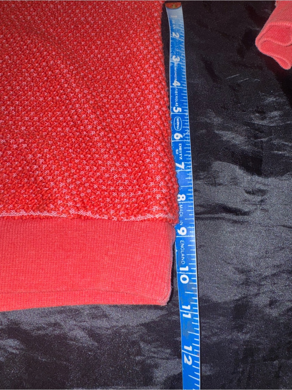 Marine Layer Coral Textured Pullover Sweatshirt Long Sleeve Crewneck Small - Picture 6 of 7